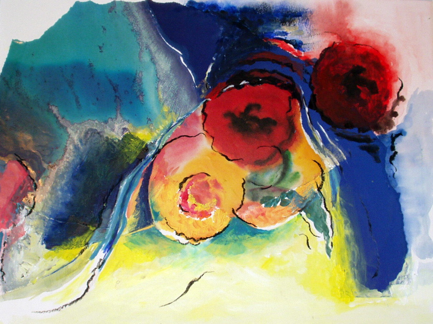 Collage-Blau-Rot