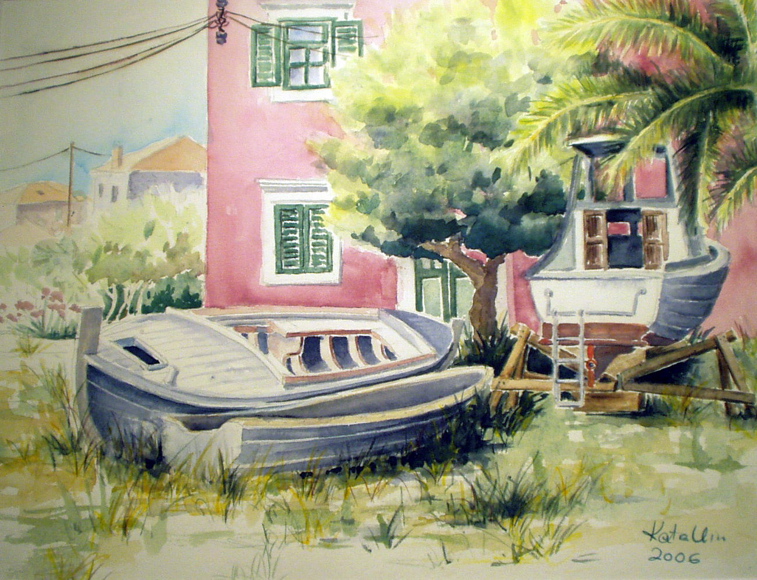 Boote-am-Land