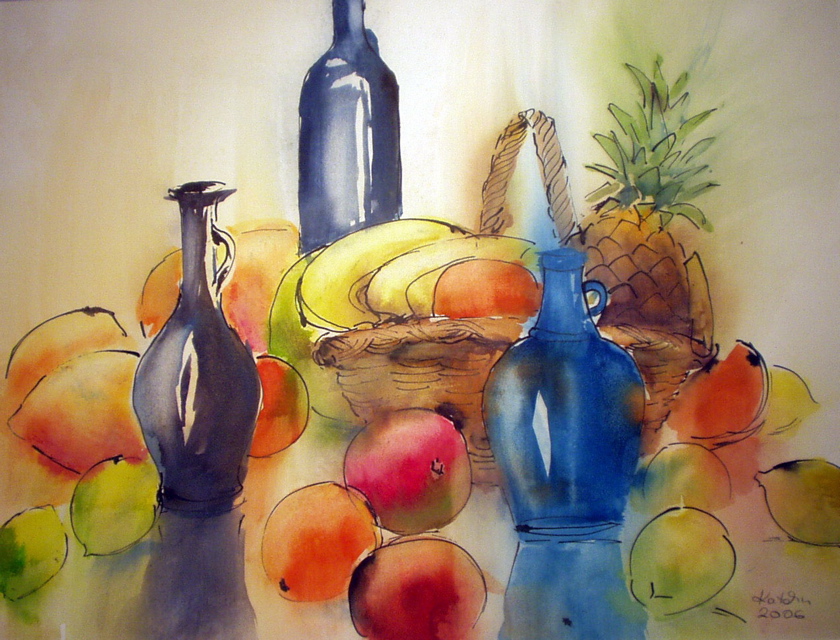 Blaue-Flasche